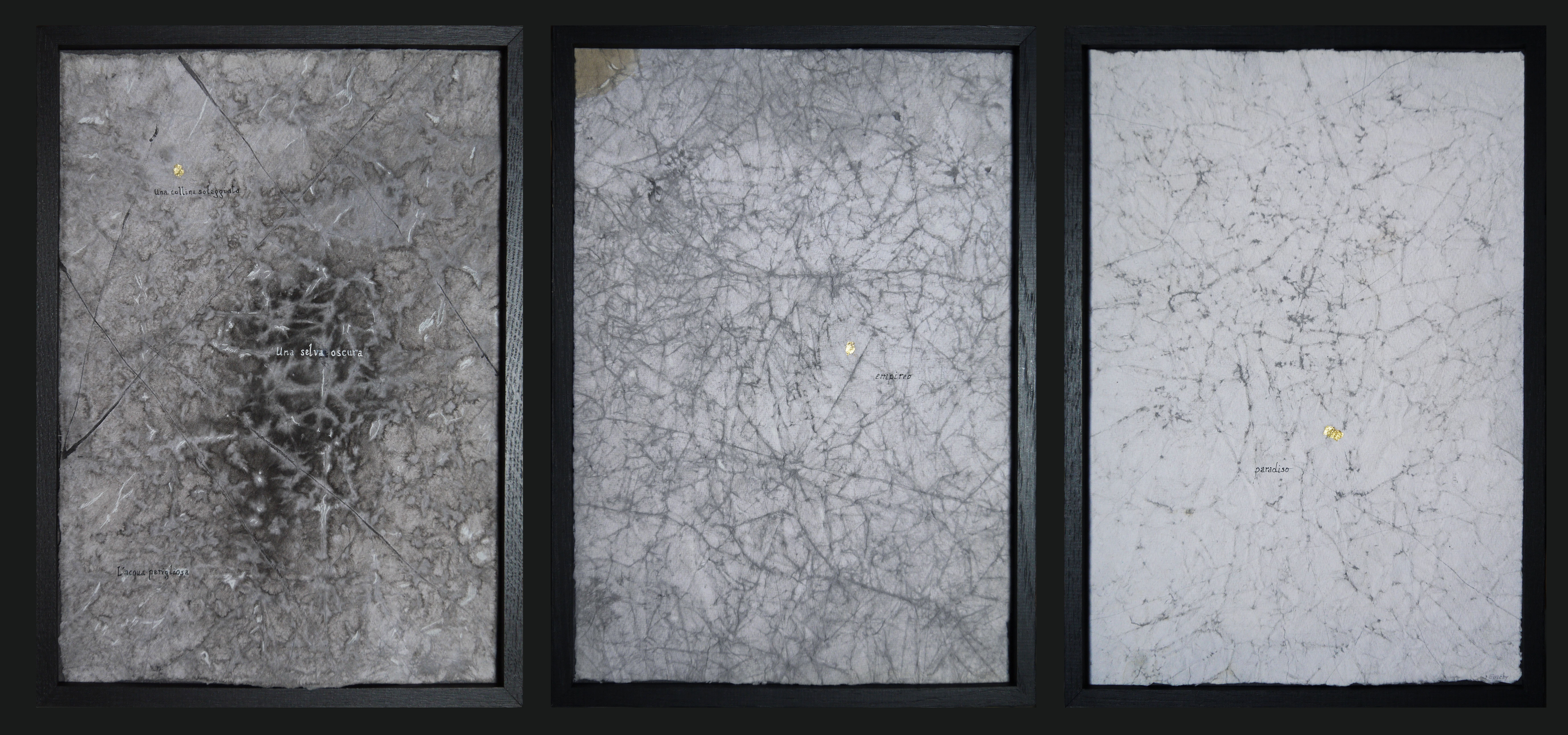 Triptyque cartographie Dante